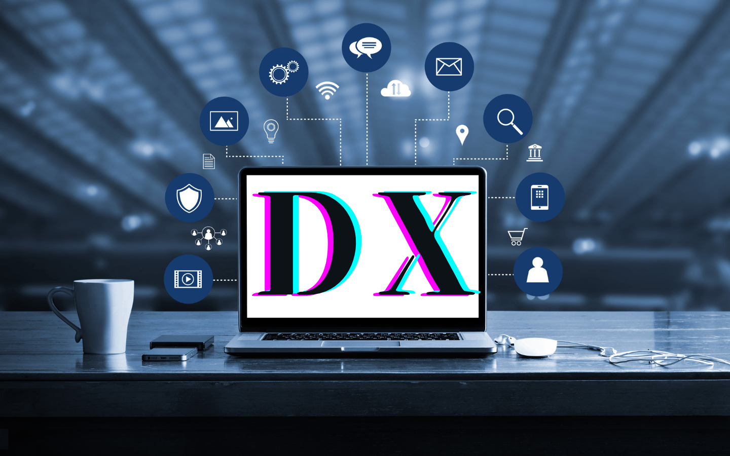 DX（デジタル化）のイメージ