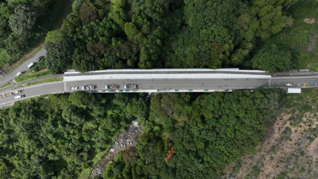 建設現場の進捗空撮